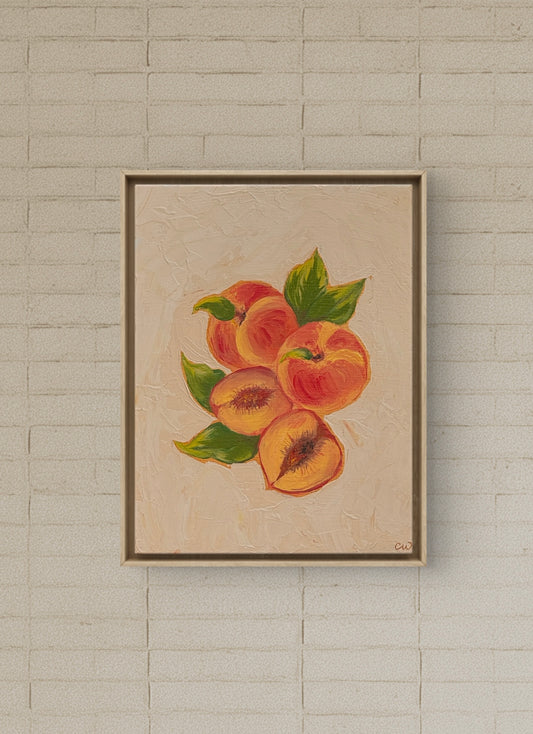 Sweet As Peaches | Original Acrylic