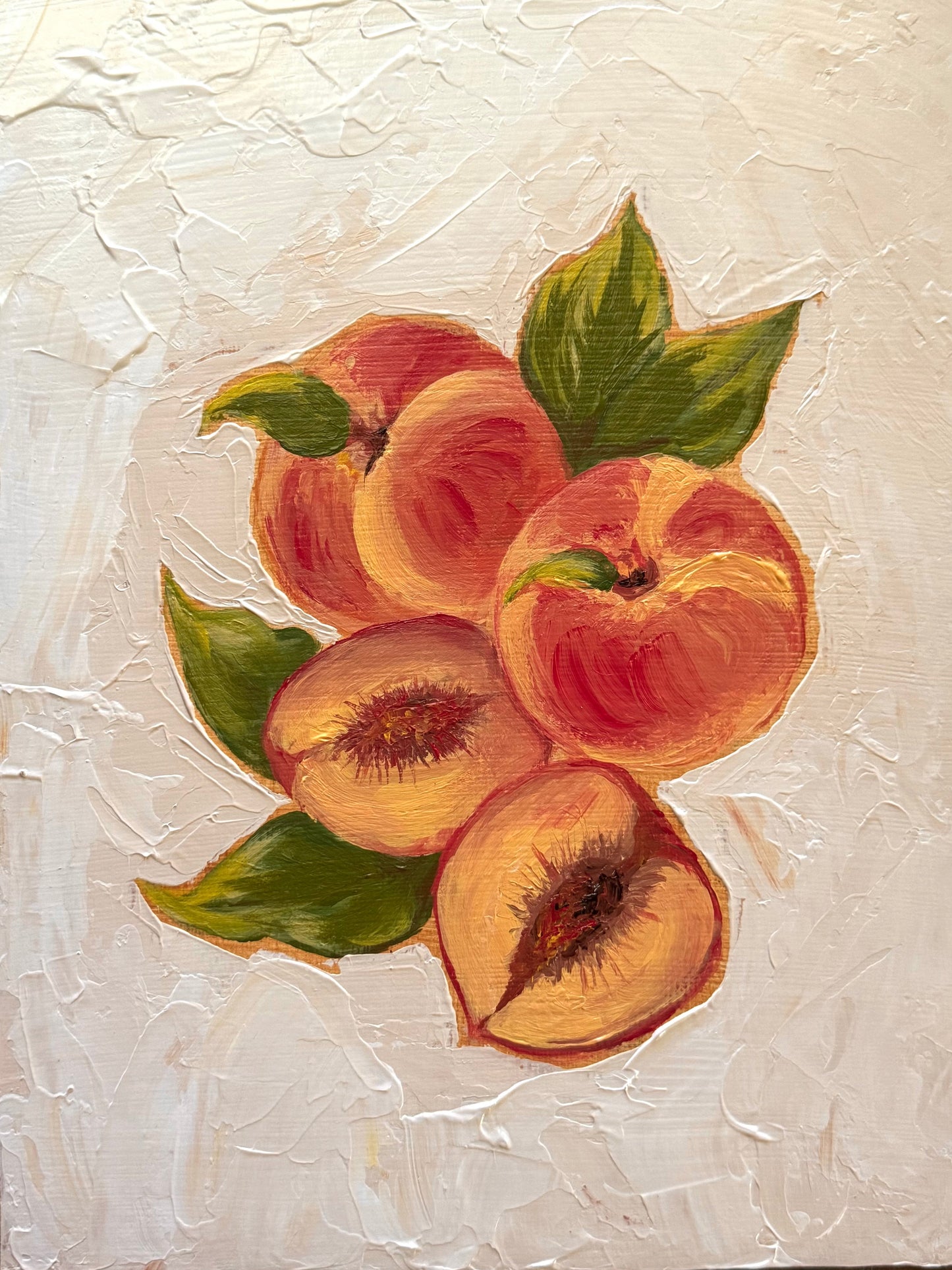 Sweet As Peaches | Original Acrylic