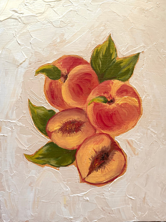Sweet As Peaches | Original Acrylic