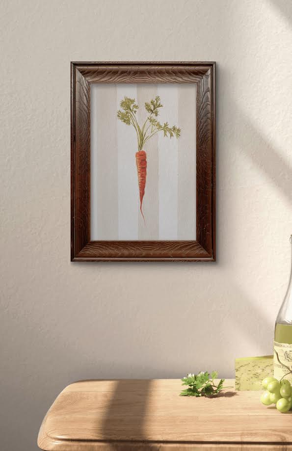 Giclée Fine Art Print | Rustic Carrot