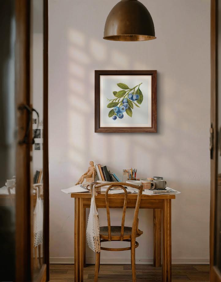 Blueberry Blues Giclée Fine Art Print