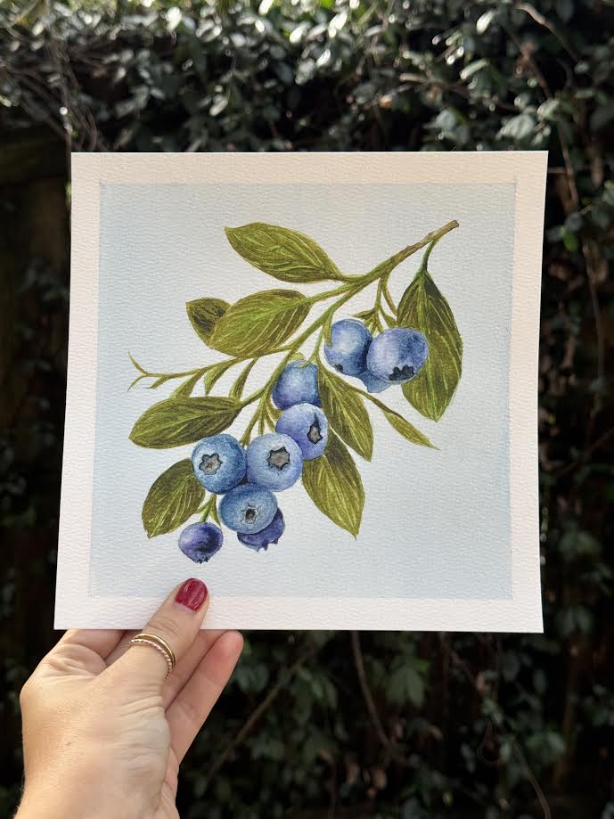 Blueberry Blues Giclée Fine Art Print