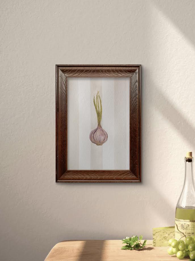 Giclée Fine Art Print | Rustic Garlic
