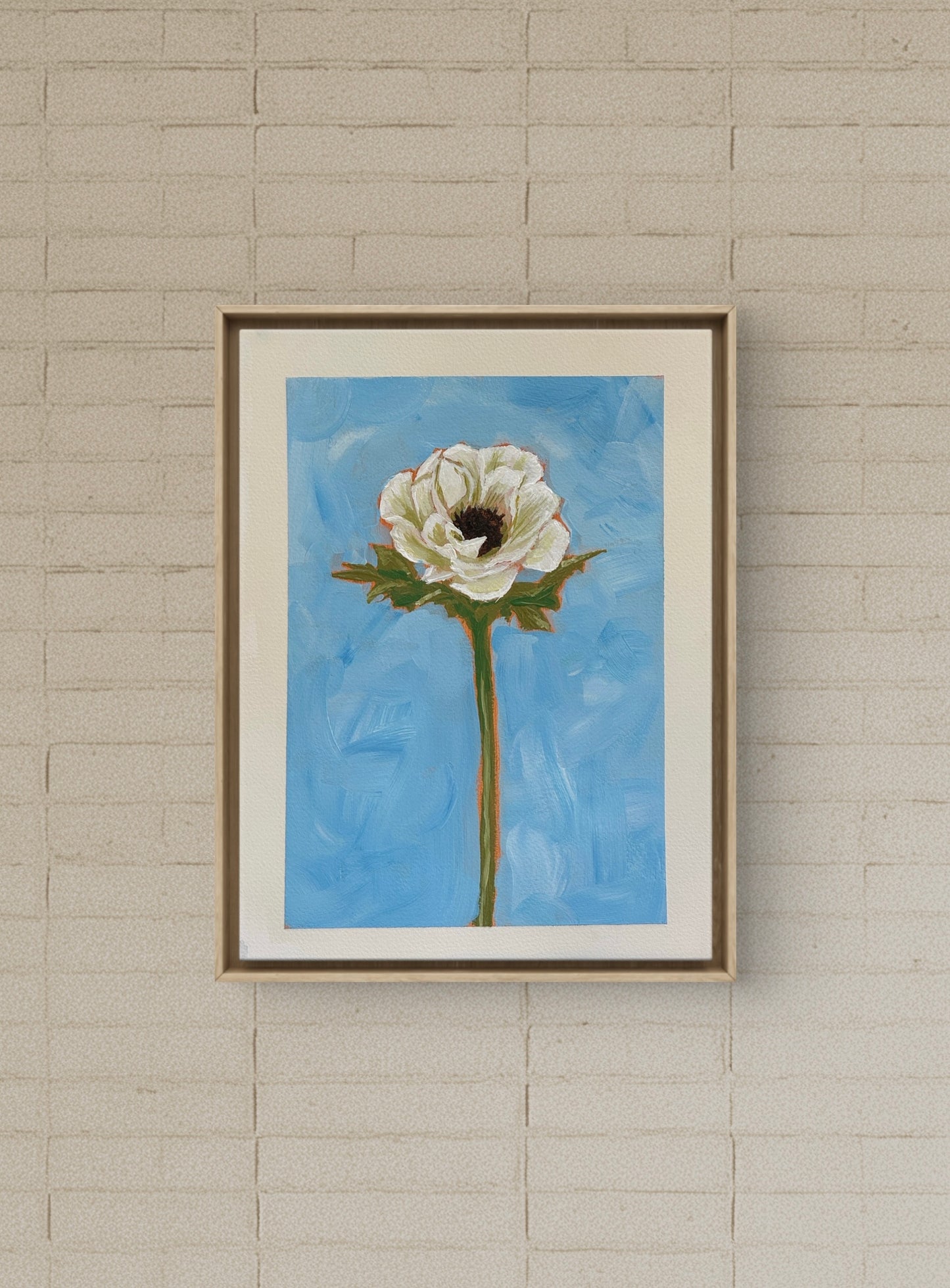 Single Anemone | Original Acrylic