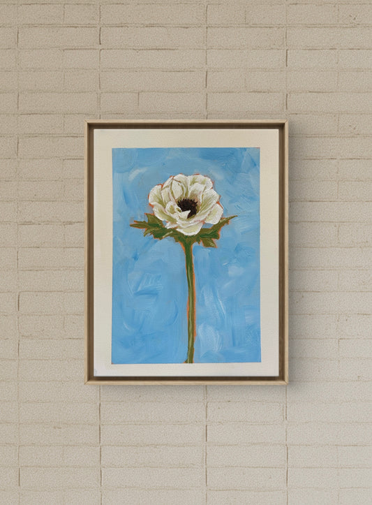 Single Anemone | Original Acrylic