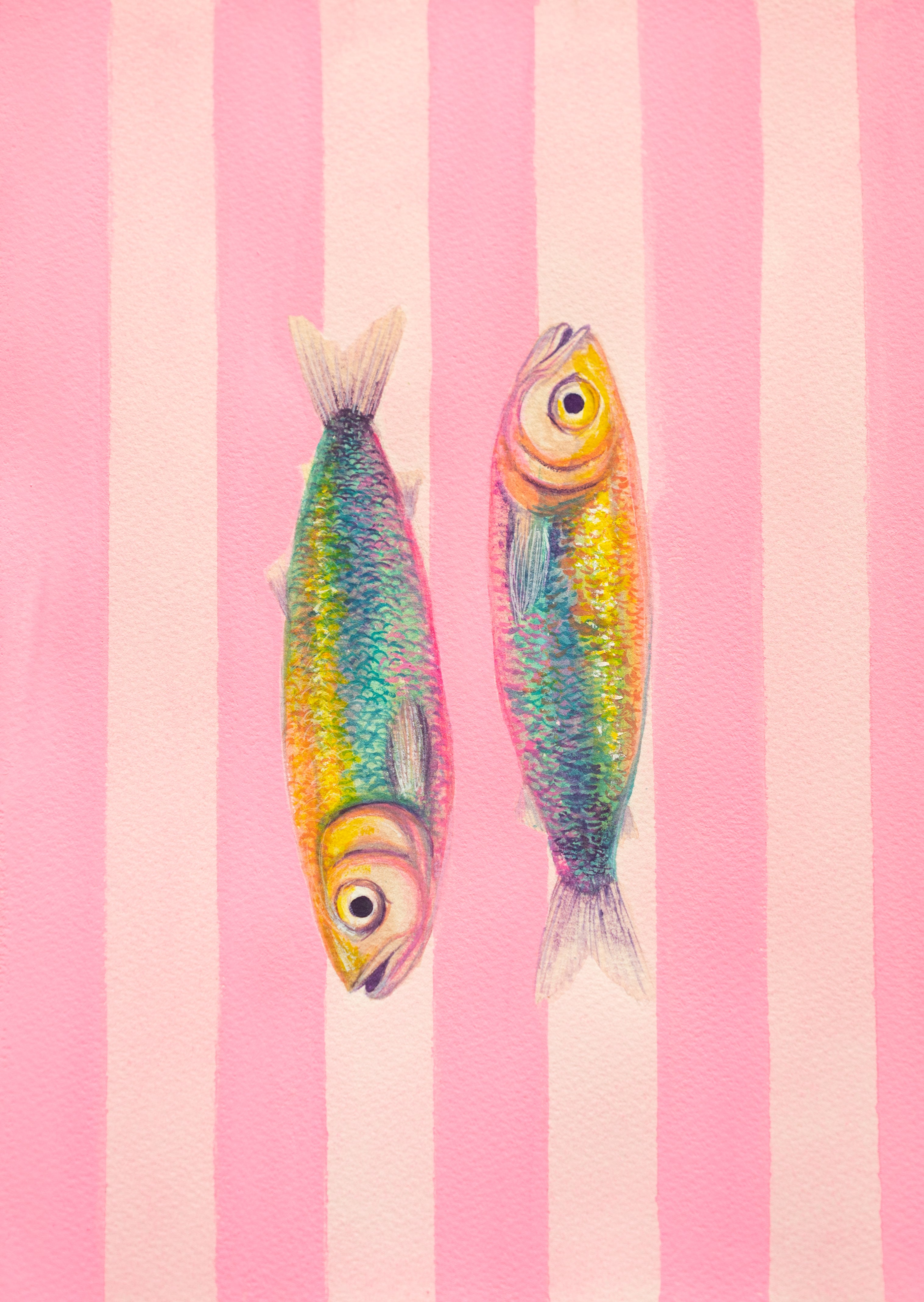 Small Fish Energy | Modern Giclée Fine Art Print