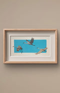10x20 Fine Art Giclee Print | Sandhill Cranes in Flight